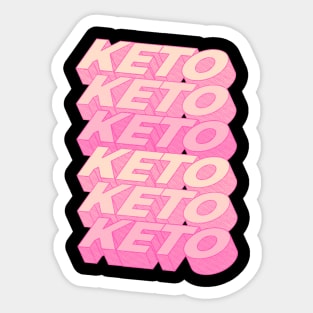 KETO KETO KETO Sticker